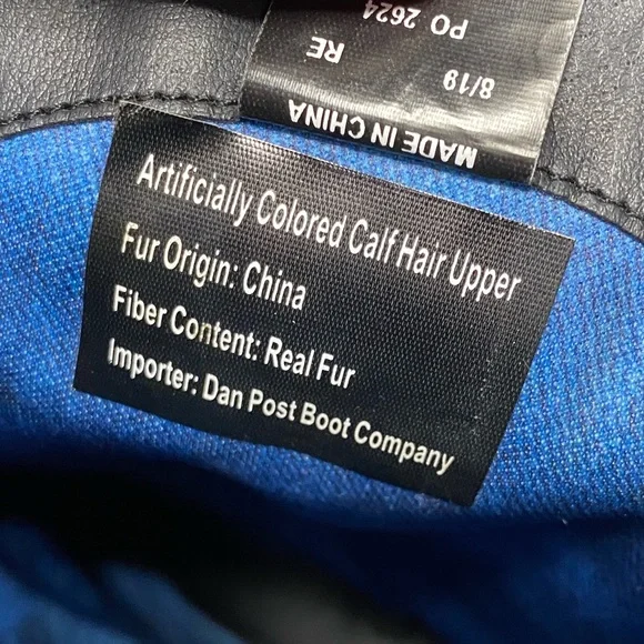 Dingo Black and White Cowhide Ankle Boots 8 1/5 leather - Picture 4 of 10